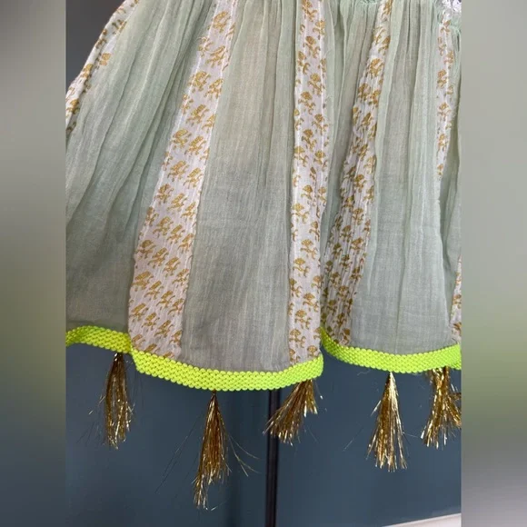 Free People Limited Edition holiday fairy Mirror Sequin slip Dress xs / s - Picture 4 of 6